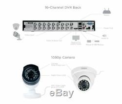 Security Camera System 16 Channel 8 Cam 1080p 3TB HD KIT Night Vision Outdoor US
