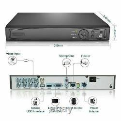 Security Camera System 8CH channel DVR NVR 1080P IP CAM & 960H Analog (2TB HDD)