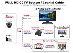 Security Camera System 8CH channel DVR NVR 1080P IP CAM & 960H Analog (2TB HDD)