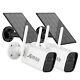 Security Camera System Battery Solar Panel Wireless Outdoor 3MP 2Way Audio 1TB