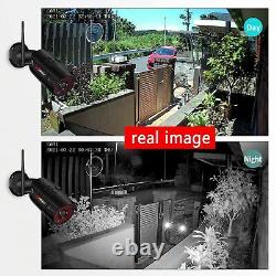 Security Camera System Home WiFi Outdoor Wireless With 2TB Hard Drive Audio 5MP