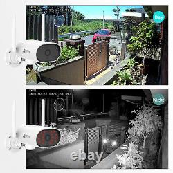 Security Camera System Home Wireless 1080P 8CH HD IP Audio 2MP WIFI 1TB Outdoor