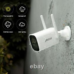 Solar & Battery Powered Outdoor Security Camera System WiFi Wireless Home Audio