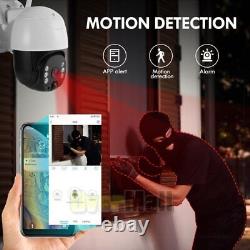 Solar Battery Powered Security Camera Wireless Outdoor Cam Human Detection 360°