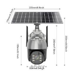 Solar Wireless Security Camera WiFi 1080P Outdoor Night Vision Cam 360° Guardian