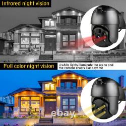 Solar Wireless Security Camera WiFi 1080P Outdoor Night Vision Cam 360° Guardian