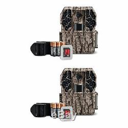 Stealth Cam ZX36NG 10MP No Glo Infrared Game Trail Camera Kit +SD Card (2 Pack)