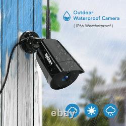 TMEZON 1080P Wireless Security Camera System 8CH NVR Outdoor Audio IR CCTV Cam