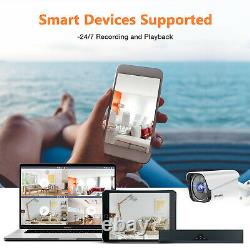TOGUARD 8CH 1080P Security Camera System Home Outdoor CCTV Surveillance Cam 3TB