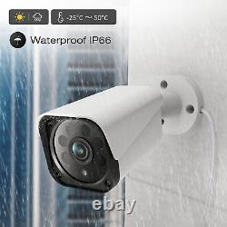 TOGUARD 8CH DVR 1080P CCTV Security Camera System Outdoor Home Surveillance Cam