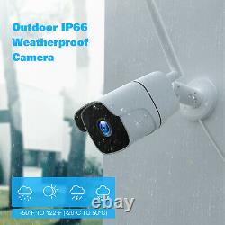 TOGUARD 8CH Wireless Security Camera System CCTV IP Cam 1080P 12 Monitor 3TB