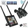 Tonton 1080P Wireless 4CH NVR 7 Monitor Portable LCD Security Camera System 32G