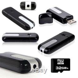 USB Stick Mini Camera Cam HD Bewegungsmelder Videokamera 32 GB Spycam Kamera
