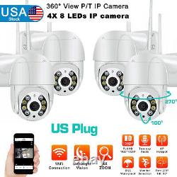 US 1080P WIFI IP CCTV Security Camera Wireless Outdoor HD Smart Home PTZ IR Cam