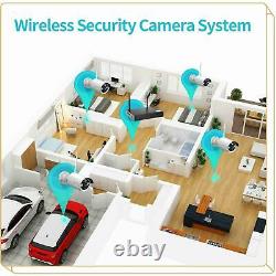 US Wireless Security WIFI IP Camera System 1080P 8CH Outdoor NVR CCTV HD IR Cam