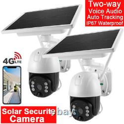 Upgrated Solar Wireless Outdoor Security Camera WiFi 2K HD Night Vision Home Cam