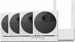 WYZE Cam Outdoor Security Starter Camera Kit Bundle, 1080p HD, Wireless