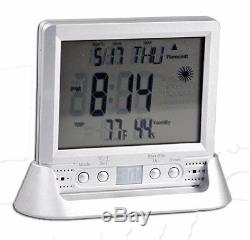 Weather Clock SPY Hidden Camera Motion Detection Nanny Cam Video Home Security