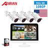 WiFi 12Monitor 8CH Home Wireless 1080P CCTV Camera Security System Outdoor 1TB