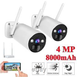 Wireless Home Security Camera 4MP IP Cam Motion Detection Surveillance Monitor