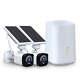 Wireless Home Security Camera IP System 4MP Smart Wifi Cam Solar Battery Powered