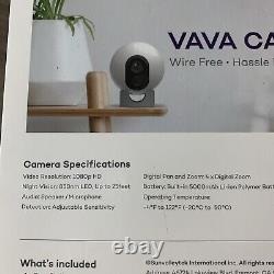 Wireless Home Security Camera System, VAVA Cam Pro 1080P HD Indoor/Outdoor Recha