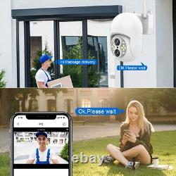 Wireless IP Security Camera 10x Zoom Outdoor 360° PTZ Dual Lens Surveillance Cam