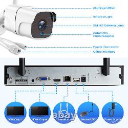 Wireless Security Camera Outdoor Home Wifi IR Night Vision Cam 1080P 8CH