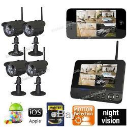 Wireless Security Camera Systems Outdoor Home CCTV WIFI Nanny Backup Web Cam DVR