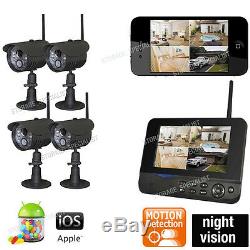 Wireless Security Camera Systems Outdoor Home CCTV WIFI Nanny Backup Web Cam DVR