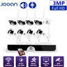 Wireless Security System 3MP HDMI 8CH NVR Audio Outdoor Cam with IP66 Night IR