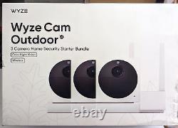 Wyze Cam Outdoor v2 3-Camera Wireless 1080p Surveillance System NEW