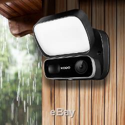 Xodo Smart Floodlight Camera WIFI 1080 Security Cam Motion Sensor Siren Alarm